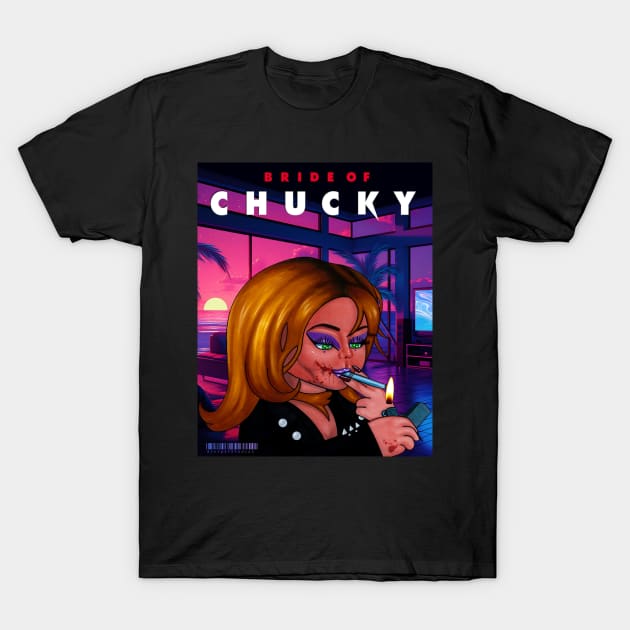 Bride of Chucky T-Shirt by Zenpaistudios